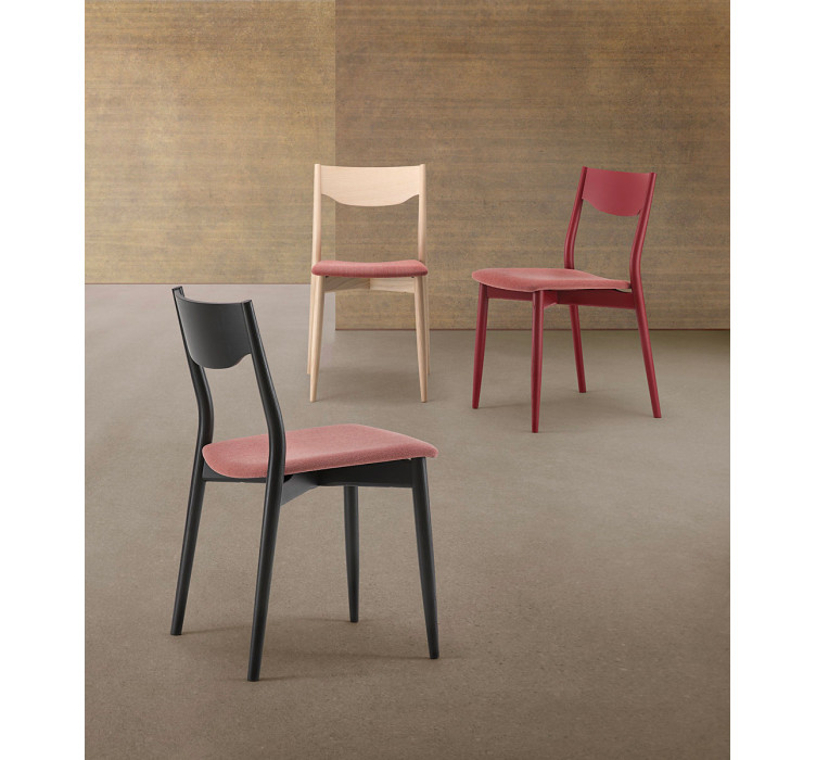 Стілець Nordia 3221 Pink/Red (3221.115SE RAL3020)2